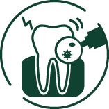 Icono que representa periodoncia